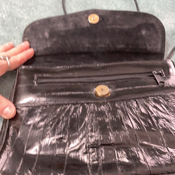 For Rebecca Vintage Eel Skin Shoulder Bag in Excellent Condition 80’s Look - Picture 7 of 13